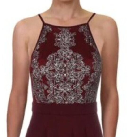 NWT Speechless Caviar Fit & Flare Dress - Picture 2 of 3